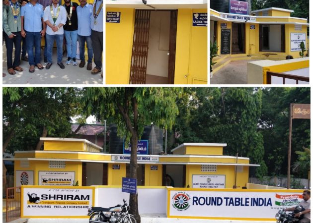 Toilet Block inauguration at Pondicherry